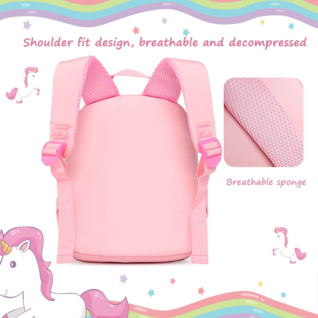 PALAY Baby Backpack Kids Backpack for Girls & Boys Plush Bag with with Cartoon Unicorn Stuffed Toy(Detachable) for Toddler Baby Gift Backpacks for 1-3 Years Old Child 22 * 26cm (Pink) PALAY Baby Backpack Kids Backpack for Girls & Boys Plush Bag with with Cartoon Unicorn Stuffed Toy(Detachable) for Toddler Baby Gift Backpacks for 1-3 Years Old Child 22 * 26cm (Pink)
